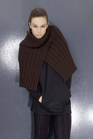 Strickanleitung Cape mit Rollkragen 164-31 LANGYARNS CASHMERE CLASSIC als download