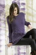 Strickanleitung Longpullover mit Zopfpartien 169-08...