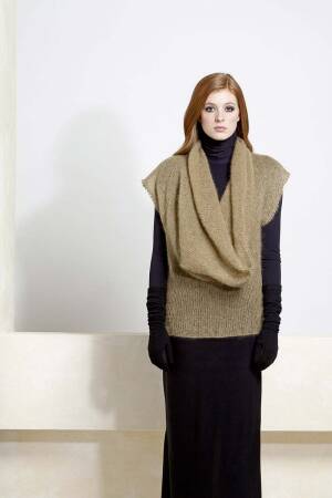 Strickanleitung Shirt mit Wasserfallkragen 199-26 LANGYARNS MOHAIR LUXE als download