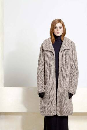 Knitting instructions Coat 199-34 LANGYARNS MALOU as download