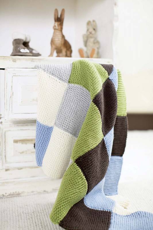 Knitting instructions Blanket 206-04 LANGYARNS MERINO+ as download