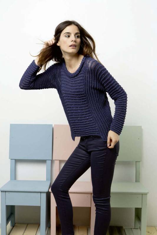 Knitting instructions Pullover 218-44 LANGYARNS SOL / STELLINA LUXE as download