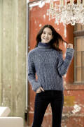 Strickanleitung Pullover 225-23 LANGYARNS NOVA / MOHAIR...