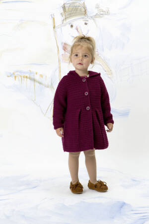 Knitting instructions Coat with hood 230-12 LANGYARNS OMEGA as download