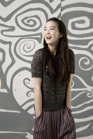 Knitting instructions Short-sleeved top 231-09 LANGYARNS AURORA as download