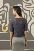Knitting instructions Short-sleeved cardigan 231-21 LANGYARNS STELLINA PAILLETTES as download