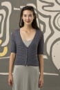 Knitting instructions Short-sleeved cardigan 231-21 LANGYARNS STELLINA PAILLETTES as download