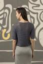 Knitting instructions Short-sleeved cardigan 231-21 LANGYARNS STELLINA PAILLETTES as download