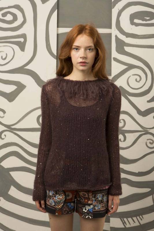 Knitting instructions Pullover 231-31 LANGYARNS MOHAIR LUXE PAILLETTES / MOHAIR LUXE as download