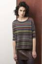 Knitting instructions Short-sleeved sweater 236-22 LANGYARNS NOVENA COLOR as download