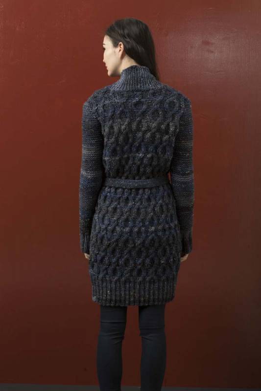 Knitting instructions Coat 238-26 LANGYARNS WEST TWEED as download