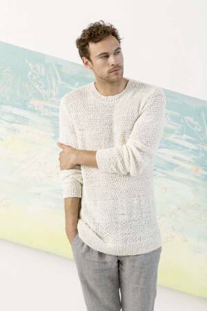 Knitting instructions Sweater 242-17 LANGYARNS LINO as download