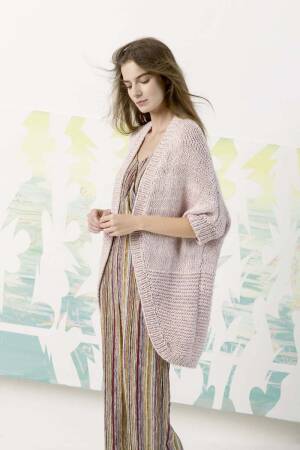 Strickanleitung Weste 242-38 LANGYARNS ALPACA SUPERLIGHT / ELLA / ORIGAMI als download