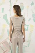 Knitting instructions Short-sleeved sweater 242-43 LANGYARNS FILO / SOL as download