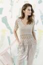 Knitting instructions Short-sleeved sweater 242-43 LANGYARNS FILO / SOL as download