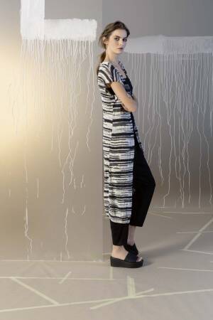 Knitting instructions Long waistcoat 243-08 LANGYARNS ELLA as download