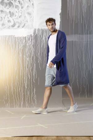 Knitting instructions Mens cardigan 243-18 LANGYARNS GAIA as download