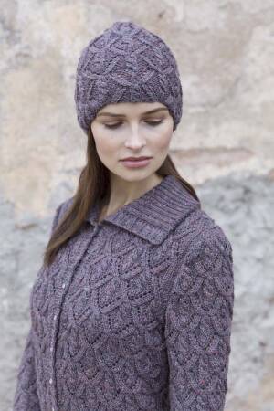 Strickanleitung Mütze 244-03_01 LANGYARNS MAGIC TWEED / MERINO PERLINE als download