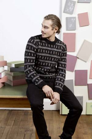 Strickanleitung Pullover 245-41 LANGYARNS YAK TWEED als download