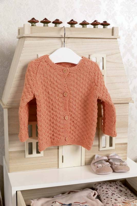 Knitting instructions Cardigan 246-09 LANGYARNS BABY COTTON as download