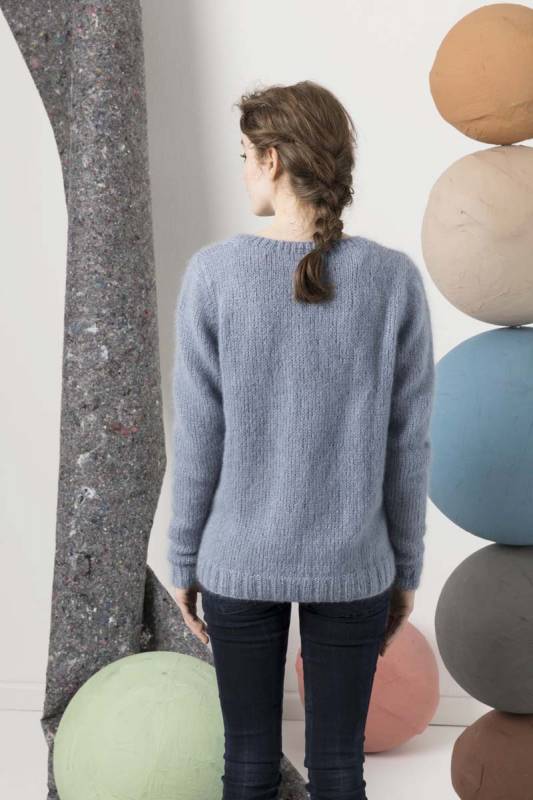 Knitting instructions Sweater 247-09 LANGYARNS MOHAIR TREND as download