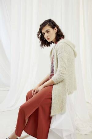 Knitting instructions Jacket with hood 251-17 LANGYARNS CANAPA / CARA as download