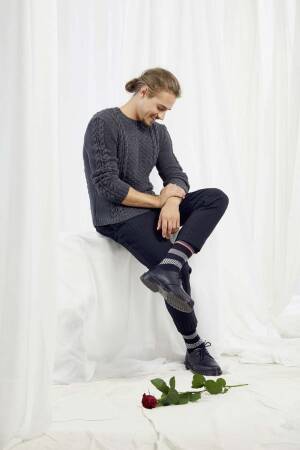 Strickanleitung Pullover 251-26 LANGYARNS MERINO 130 COMPACT als download