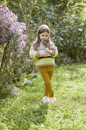 Knitting instructions Sweater 253-17 LANGYARNS ORIGAMI / MERINO 130 COMPACT as download