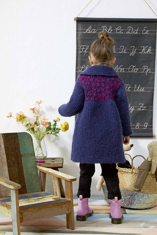 Knitting instructions Coat 254-03 LANGYARNS MALOU LIGHT / MOHAIR LUXE / LUSSO as download