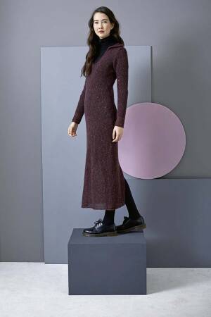 Strickanleitung Kleid 255-11 LANGYARNS MOHAIR LUXE PAILLETTES / CANAPA als download
