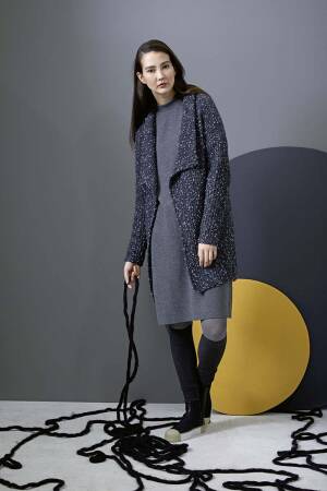 Knitting instructions Long jacket 255-19 LANGYARNS FREYA as download