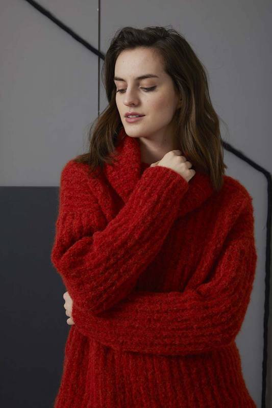 Knitting instructions Oversizerd sweater 255-41 LANGYARNS PASSIONE as download