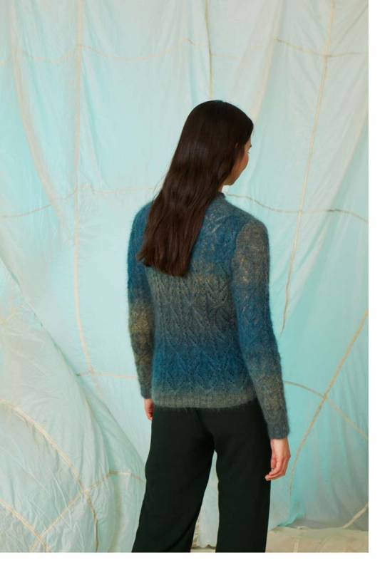 Knitting instructions Sweater 261-14 LANGYARNS MOHAIR LUXE COLOR as download
