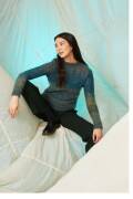 Strickanleitung Pullover 261-14 LANGYARNS MOHAIR LUXE COLOR als download