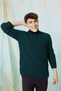 Strickanleitung Herrenpullover 261-20 LANGYARNS MERINO...