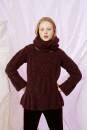 Knitting instructions Sweater with cables 261-45 LANGYARNS PASSIONE as download