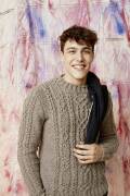 Strickanleitung Herrenpullover 261-59 LANGYARNS GORDON...