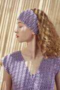 Knitting instructions Crocheted top with wrap front WAD-004-08 WOOLADDICTS SUNSHINE as download