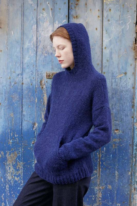 Strickanleitung Hooded Sweater WAD-005-02 WOOLADDICTS WATER als download