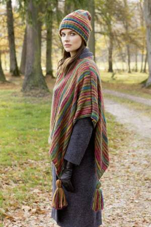 Knitting instructions Cape FOL-06_02 LANGYARNS DIPINTO as download
