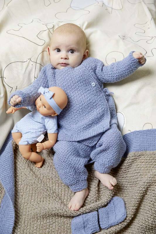 Knitting instructions Romper FOL-10_01 LANGYARNS BABY WOOL as download