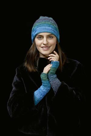 Strickanleitung Mütze FLY-36 LANGYARNS MERINO+ COLOR als download