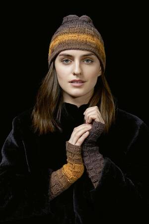 Strickanleitung Pulswärmer FLY-36 LANGYARNS MERINO+ COLOR als download