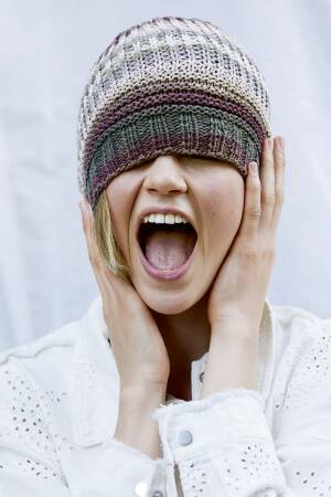 Knitting instructions Hat FLY-40-02 LANGYARNS SOL DÉGRADÉ as download