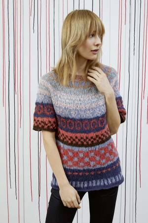 Knitting instructions Sweater PTO-006_07 LANGYARNS ALPACA SUPERLIGHT as download