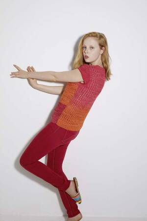 Strickanleitung Kurzarmpullover PTO-009_02 LANGYARNS BLOOM als download