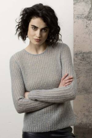 Knitting instructions Sweater 990-01 LANGYARNS ALPACA SUPERLIGHT as download