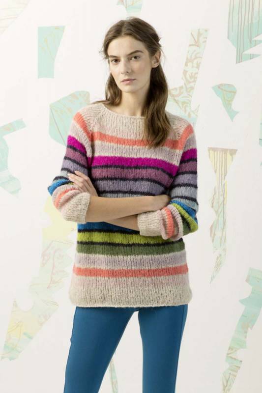 Knitting instructions Raglan sweater 990-51 LANGYARNS ALPACA SUPERLIGHT as download