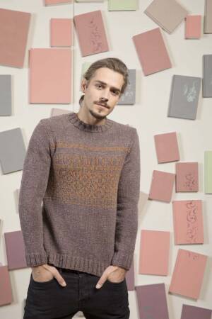 Strickanleitung Herrenpullover 990-59 LANGYARNS LOFT als download