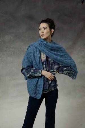Knitting instructions Triangular shawl 990-192 LANGYARNS MOHAIR LUXE as download